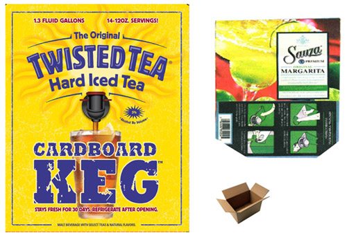 twisted tea box keg