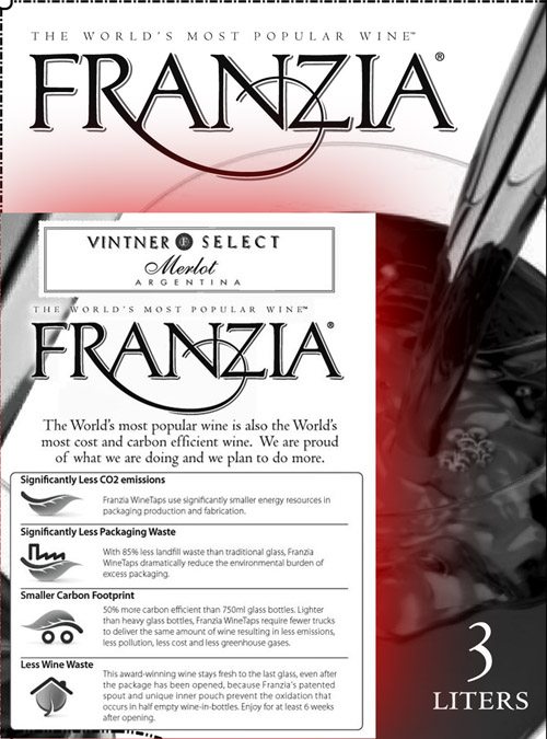 franzia box wine flavors