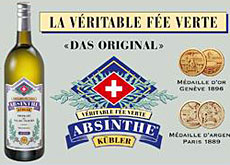 La Fée verte, The "Kübler" Bottle Advertisement 