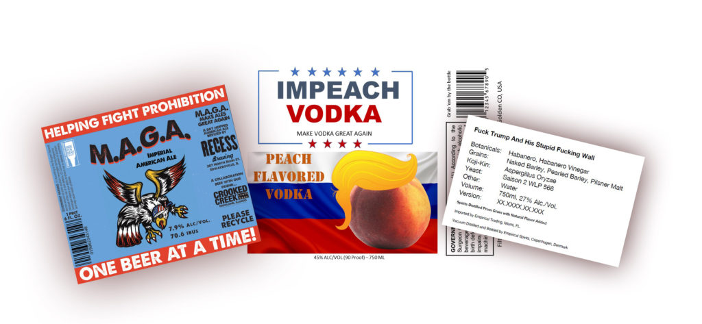 Election Raspberry Rage Vodka Yet More Trumpy Libations - Lehrman Beverage Law